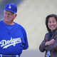 Kim Ng, with Tommy Lasorda. Ng worked for the Los Angeles Dodgers from 2002 to 2011.